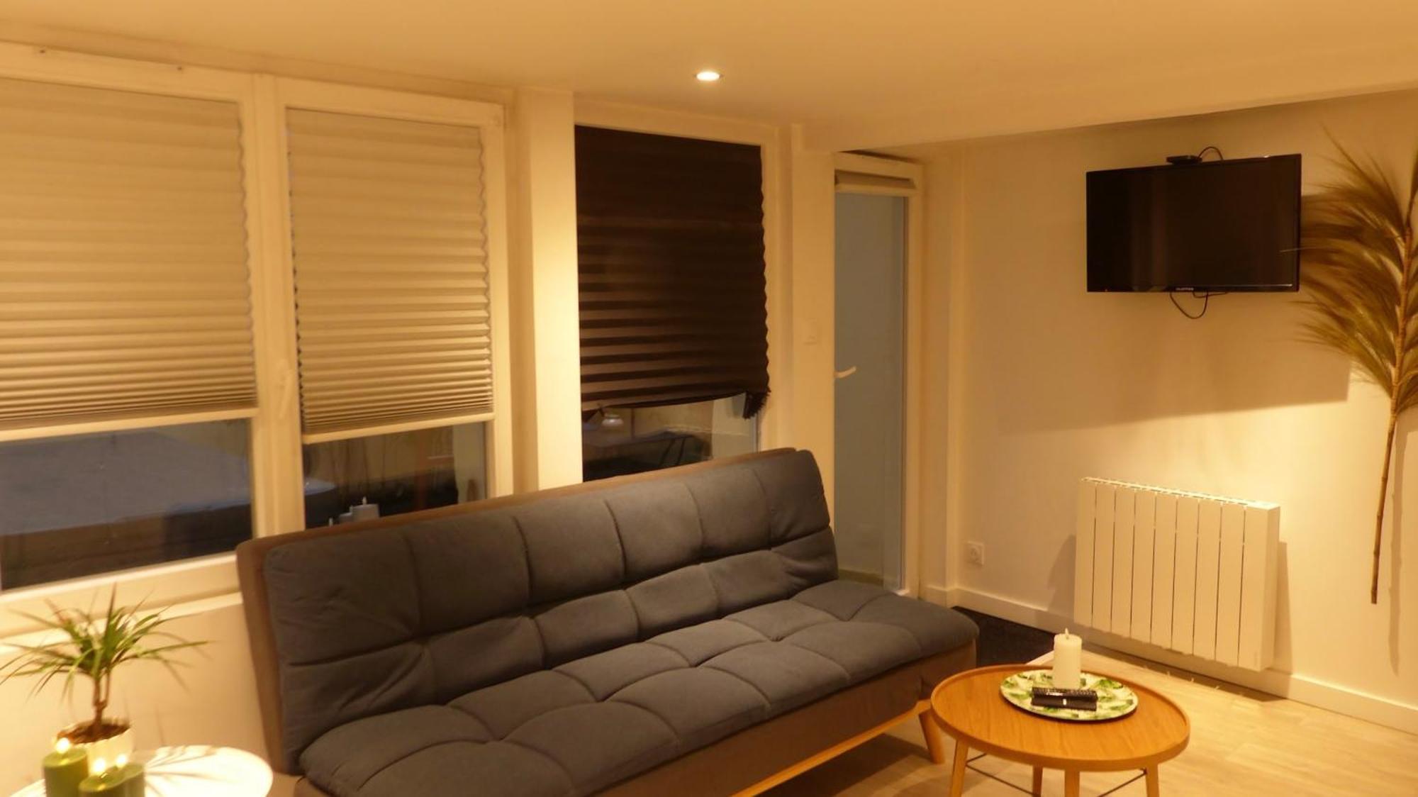 Cosyrouen Jacuzzi Parking Gratuit Lägenhet Exteriör bild